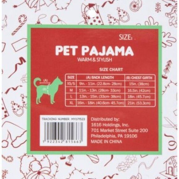 Holiday Christmas Dog Pet Sweater Small NWT - Picture 2 of 2